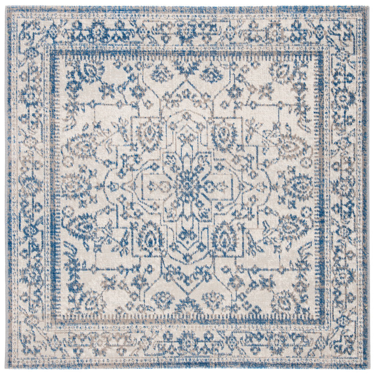 Ophelia & Co. Chewning Oriental Light Gray/Blue Area Rug & Reviews